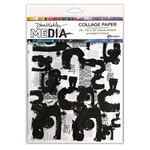 Ranger Dina Wakley MEdia Collage Tissue - Painted Marks MDA77879