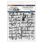Ranger Dina Wakley MEdia Collage Paper - Text MDA77886