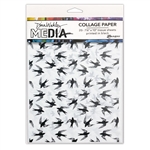 Ranger Dina Wakley MEdia Collage Sheets - Flying Things MDA81814