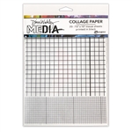Ranger Dina Wakley MEdia Collage Paper - Grids MDA81821