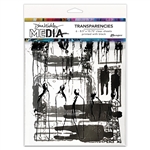 Ranger Dina Wakley MEdia Transparencies Frames & Figures Set 2 MDA82057