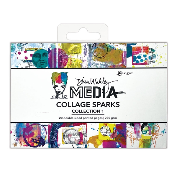 Dina Wakley Media Collage Sparks - Collection 1 MDA82224