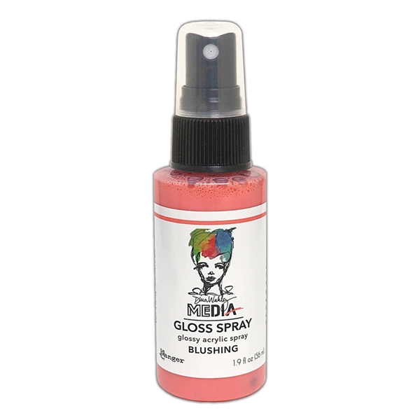 Ranger Dina Wakley MEdia Gloss Spray - Blushing MDO73673