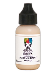 Dina Wakley Heavy Body Acrylic Paint - Apricot - 1oz Bottle