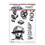 Ranger Dina Wakley MEdia Stamps - Seeing Is Believing MDR81289