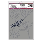 Ranger Dina Wakley MEdia Stencil - Things That Grow MDS77732