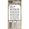 Stampers Anonymous Tim Holtz Mini Layering Stencil Set #51 MST051