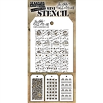 Stampers Anonymous Tim Holtz Mini Layering Stencil Set #51 MST051