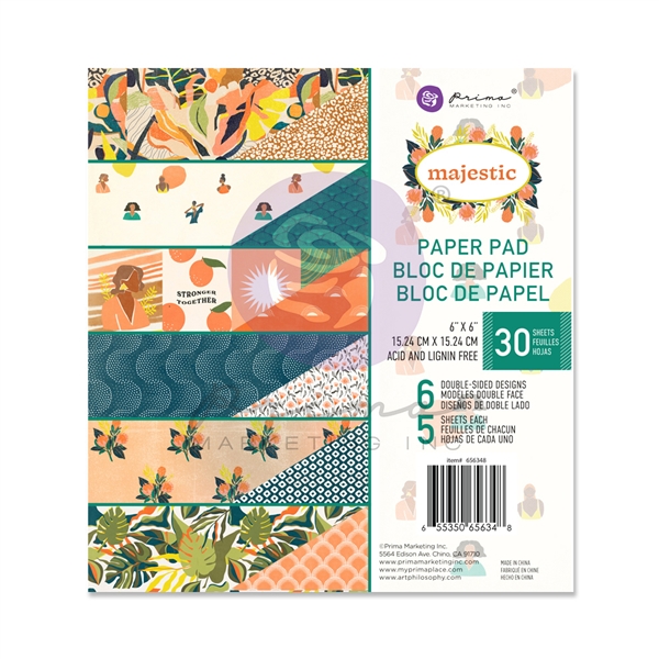 Prima Marketing Majestic 6x6 Paper Pad 656348