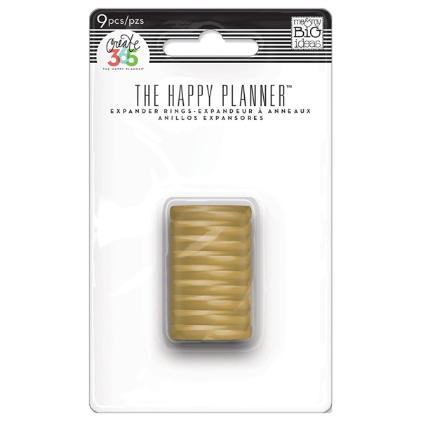 The Happy Planner Mini Discs 9pcs Gold