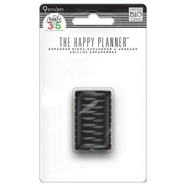 The Happy Planner Mini Discs 9pcs Black