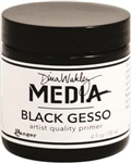Dina Wakley Media Mediums - Black Gesso - 4 oz. Jar MDM41719
