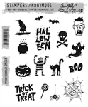 Stampers Anonymous Tim Holtz Rubber Stamps - Spooky Scribbles
