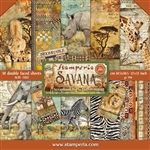 Stamperia Savana - 12x12 Paper Pad SBBL103