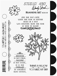 Stampers Anonymous Studio 490 Wendy Vecchi Stamp Set - Blooming Art SCS119
