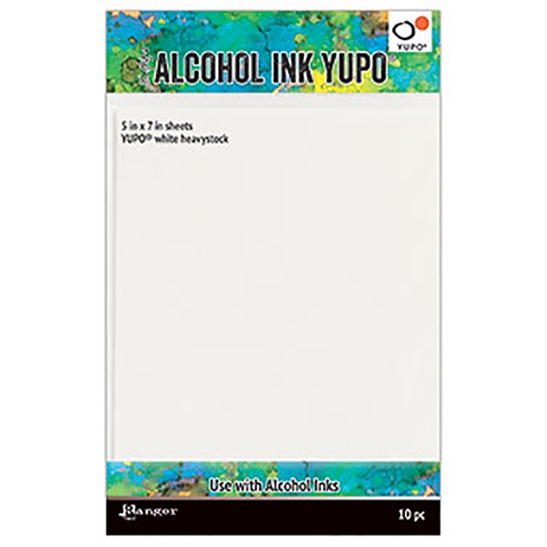 Ranger Tim Holtz Alcohol Ink Yupo Paper White 5x7 144lb TAC63339