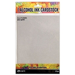 Ranger Tim Holtz Alcohol Ink Cardstock Silver Sparkle 5x7 TAC65500