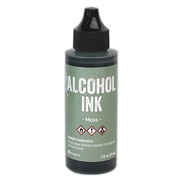 Ranger Tim Holtz Alcohol Ink 2oz - Moss TAG78296