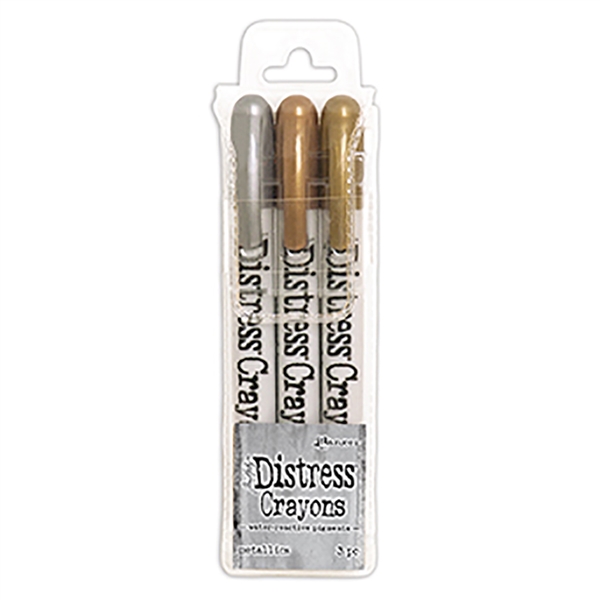Ranger Tim Holtz Distress Crayons - Metallic TDBK58700
