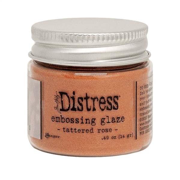 Ranger Tim Holtz Distress Embossing Glaze - Tattered Rose TDE71020