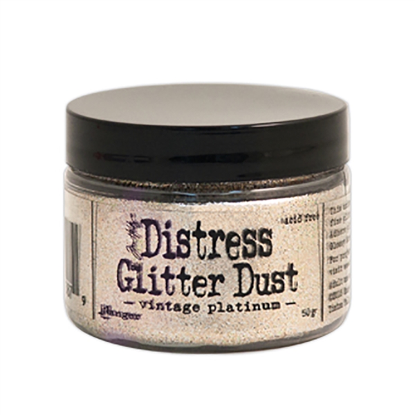 Ranger Tim Holtz Distress Glitter Dust - Vintage Platinum TDR49753