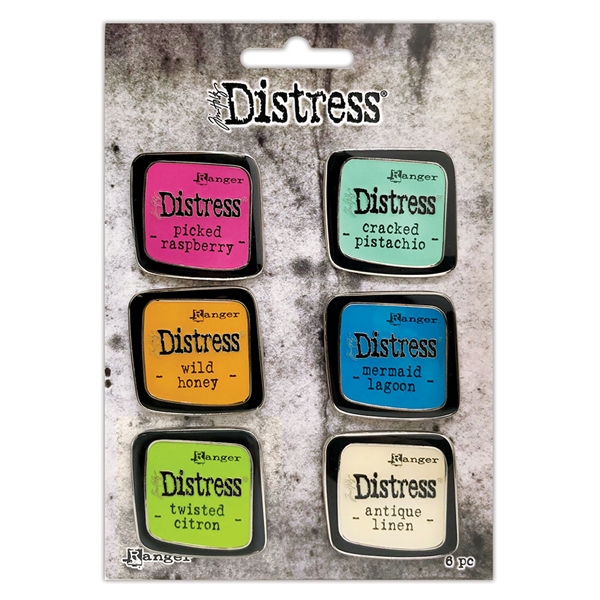 Ranger Tim Holtz Distress Color Enamel Pins - Set 1 - TDZS73437
