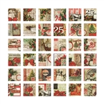 Tim Holtz Idea-ology Collage Tiles Christmas 2021 TH94189