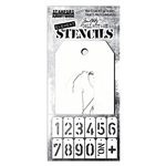 Stampers Anonymous Tim Holtz Elements Stencils - Freight  THEST002