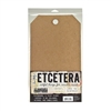 Stampers Anonymous Tim Holtz Etcetera Large Tag Thickboards THETC-001
