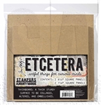 Stampers Anonymous Tim Holtz Etcetera Panels Squares THETC-021