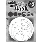 Stampers Anonymous Tim Holtz Layering Mask Set - Moon THMSK01