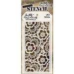 Stampers Anonymous Tim Holtz Layering Stencils - Lace THS034