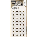 Stampers Anonymous Tim Holtz Layering Stencil - Shifter Dots THS109
