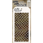 Stampers Anonymous Tim Holtz Stencil - Scales THS140