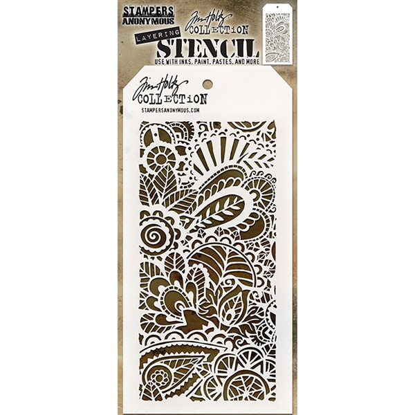 Stampers Anonymous Tim Holtz Stencil - Doodle Art 1 THS141