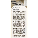 Stampers Anonymous Tim Holtz Stencil - Digits THS145