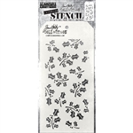 Stampers Anonymous Tim Holtz Layering Stencil - Hollyberry THS165