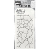 Stampers Anonymous Tim Holtz Layering Stencil Halloween - Fractured THS171
