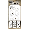 Stampers Anonymous Tim Holtz Stencil - Shifter Multi Dots THSM01