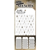 Stampers Anonymous Tim Holtz Layering Stencils Shifter Multi Harlequin THSM02