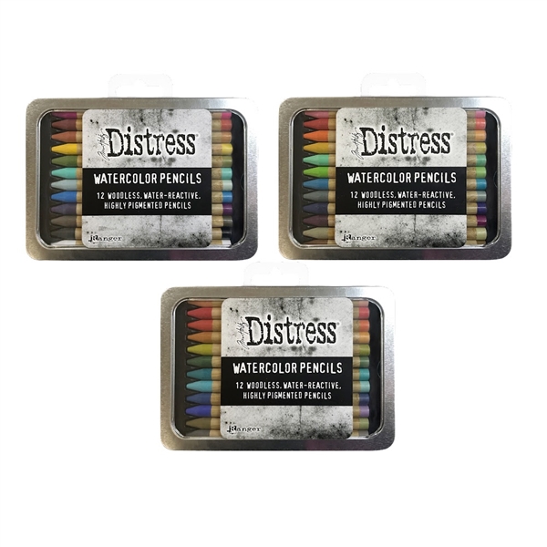 Ranger Tim Holtz Distress Watercolor Pencil Bundle Sets 1, 2 & 3