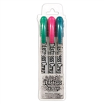 Ranger Tim Holtz Distress Holiday Pearlescent Crayon Set #4 TSCK81180