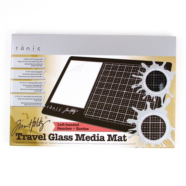 Tim Holtz Travel Glass Media Mat, Left-handed 2632e