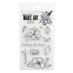 Ranger Wendy Vecchi MAKE ART Clear Stamp Set - Floral Doodles WVB81050